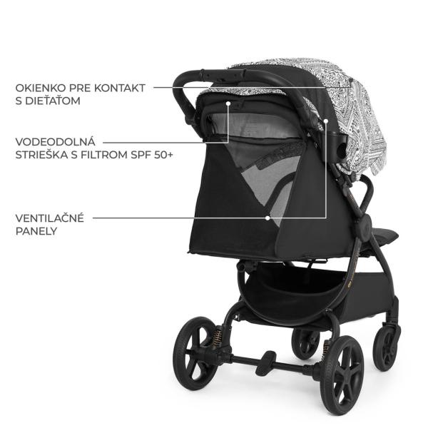 Kinderkraft Kočárek sportovní Mitzy Lunar Black Bizuu (obrázek 11)
