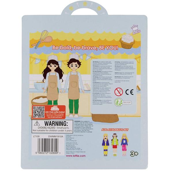 Lottie Oblečení pro panenku cukrářka (obrázek 3)