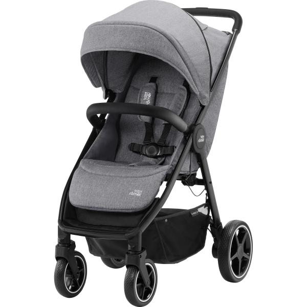 BRITAX RÖMER Kočárek B-Agile R, Elephant Grey / Black