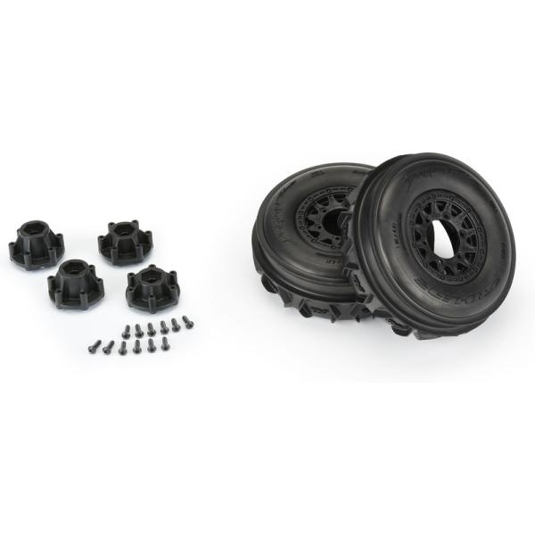 Pro-Line kolo 2.2"/3.0" Dumont Paddle přední, disk černý (2) (obrázek 4)