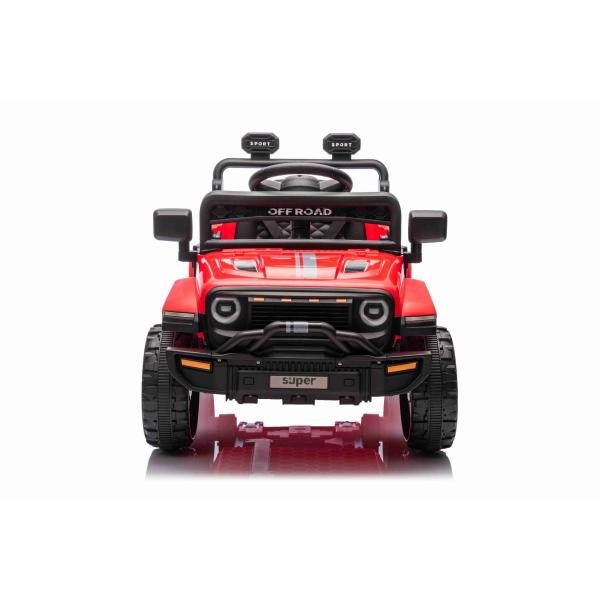 Elektrické autíčko OFFROAD NEW s pohonem zadních kol, červené, Lithiová baterie
