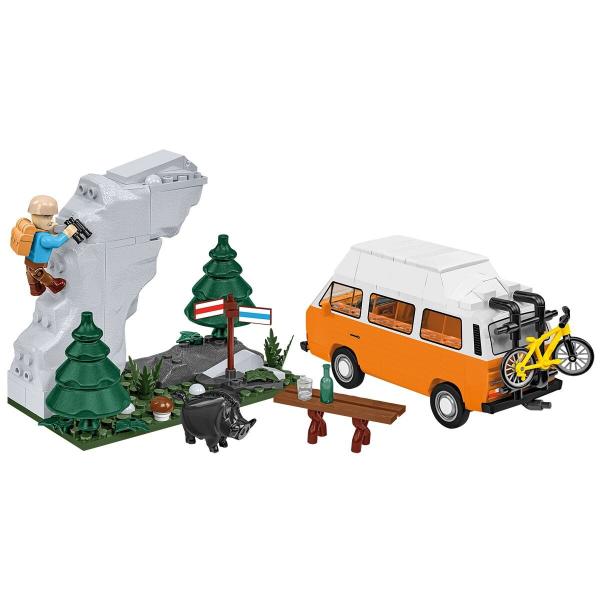 Cobi 24638 Volkswagen T3 Camper Van, 1:35, 232 k, 2 f (obrázek 3)