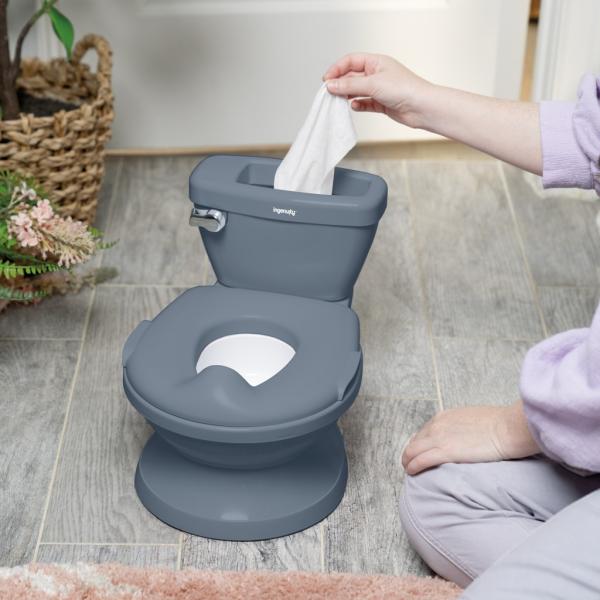 INGENUITY Toaleta dětská se zvukem My Size™ modrá (obrázek 3)