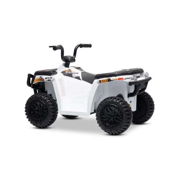 Licencovaná elektrická čtyřkolka Arctic Cat 12V se zadním pohonem, bílá, LED světla, Lít (obrázek 10)