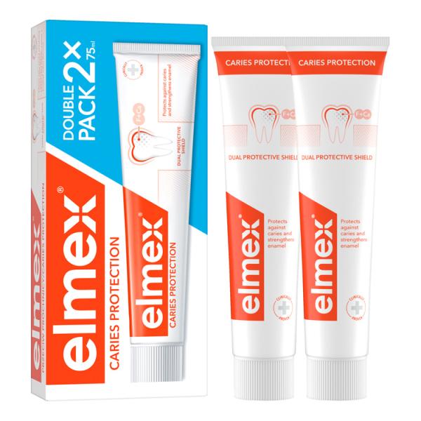 Elmex Caries Protection Duopack – 2x zubní pasta 75ml