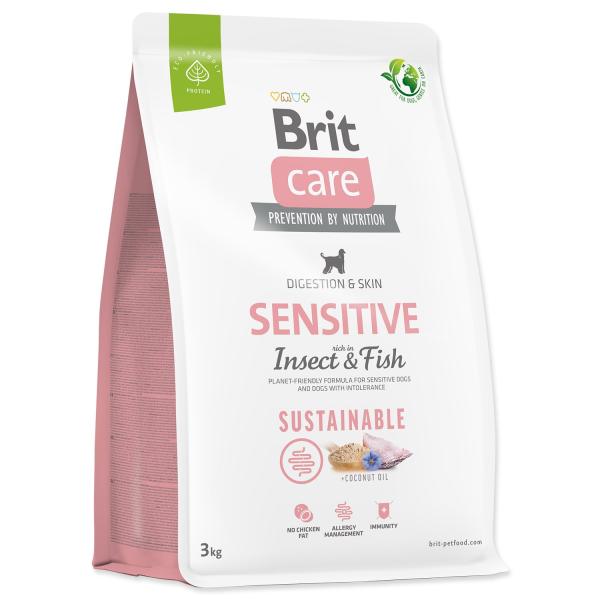 Krmivo Brit Care Dog Sustainable sensitive Insoct & Fish 3kg