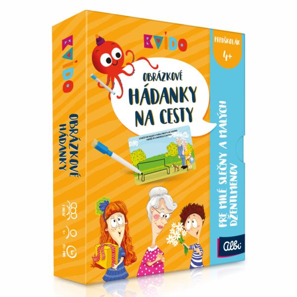 Albi Kvído Obrázkové hádanky na cesty - Pre slečny a džentlmenov