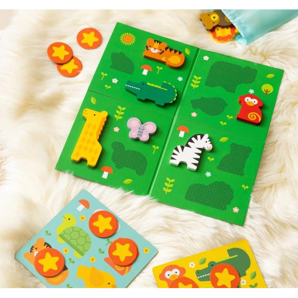 Petit Collage Moje první bingo hra Zvířecí přátelé