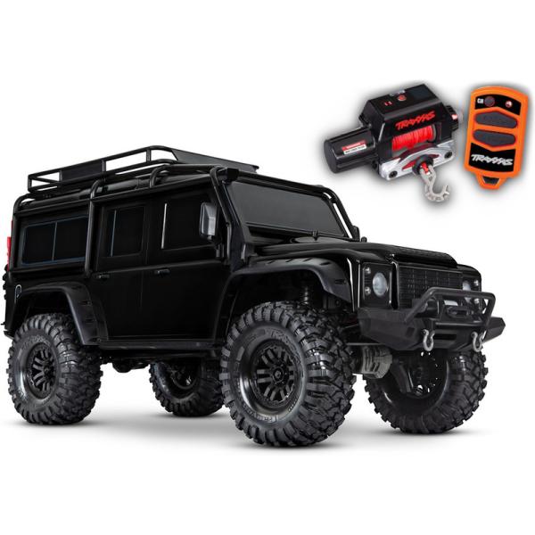 Traxxas TRX-4 Land Rover Defender 1:10 RTR s navijákem černý