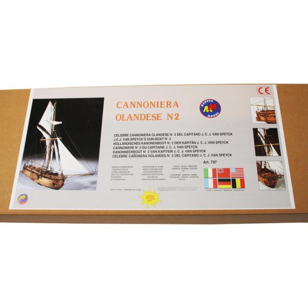 Mantua Model Holandský válečný člun No2 1:43 kit (obrázek 10)