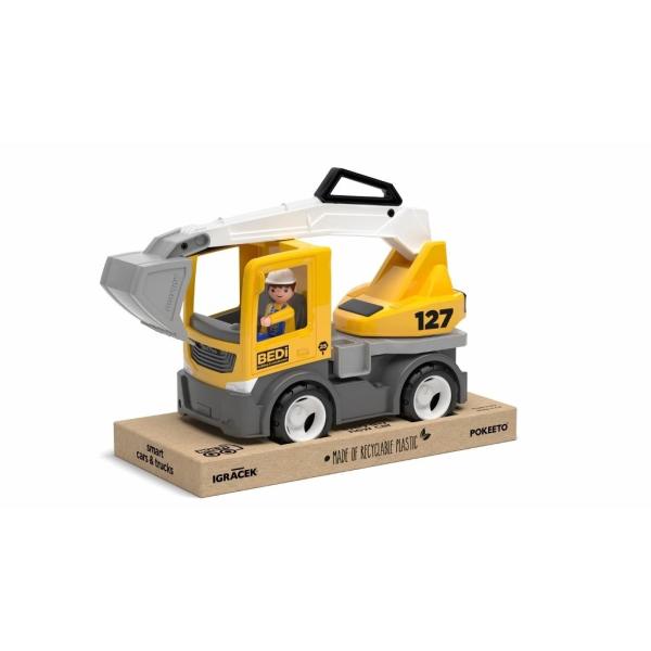 MultiGO City – Bagr s řidičem – auto s Igráčkem