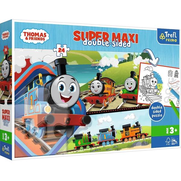 Trefl Puzzle 24 SUPER MAXI - Tom a přátelé / Thomas and Friends