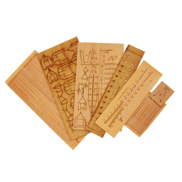 Vanguard Models admirálský člun 36" 1:64 kit (obrázek 7)