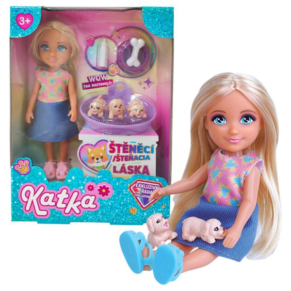 Bábika KATKA so šteňatami