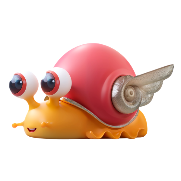 JIGGLY BUGS Lumaca arancione