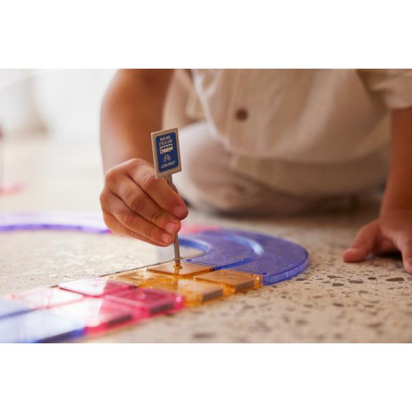 Cleverclixx Magnetická závodní dráha Pastel – 80 ks (obrázek 8)