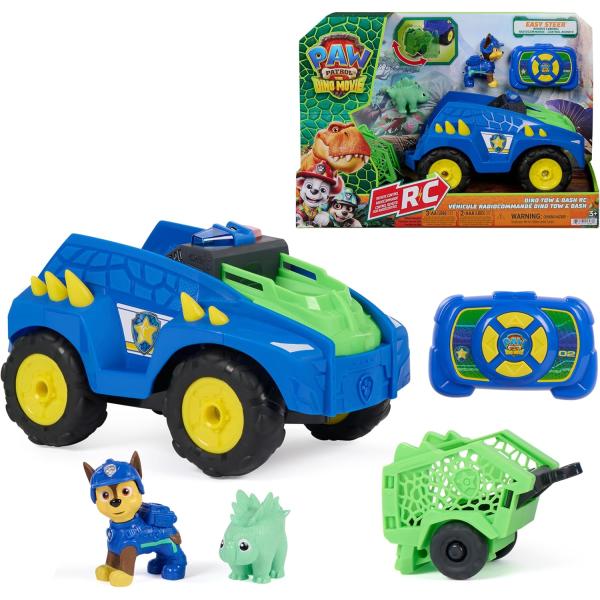 Spin Master Patrol Paw Dino RC auto s vozíkom Chase