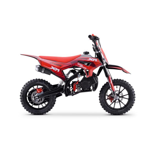 Benzínová motorka pro děti Beneo Motors CROSS XM červená - 50cm3 (obrázek 3)