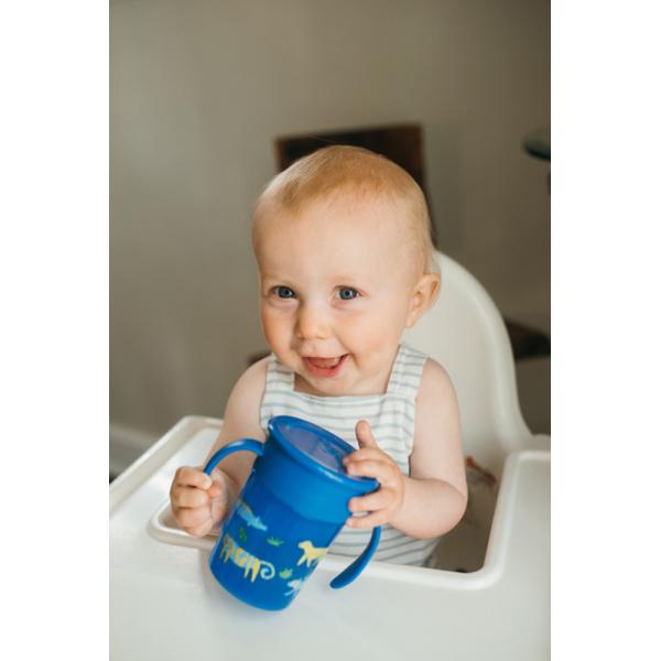 DR.BROWN’S Hrnek Cheers360 6m+ 200 ml modrý