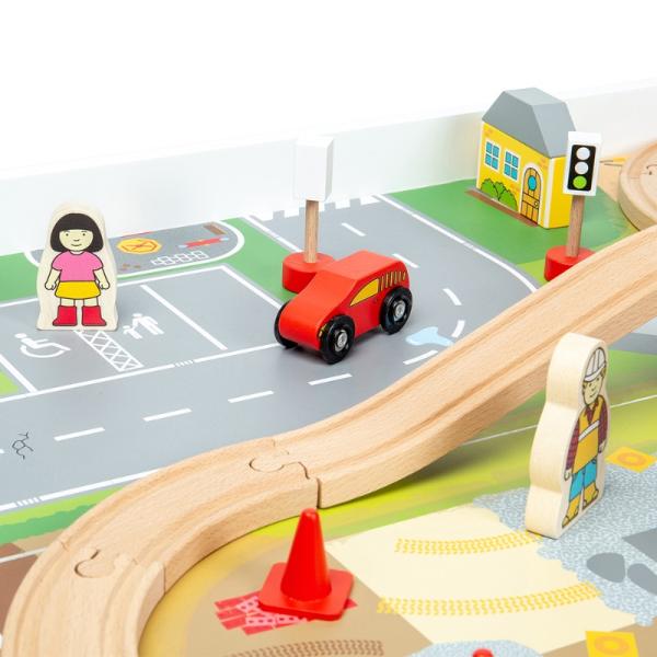 Bigjigs Rail Dřevěná vláčkodráha a stůl (obrázek 6)