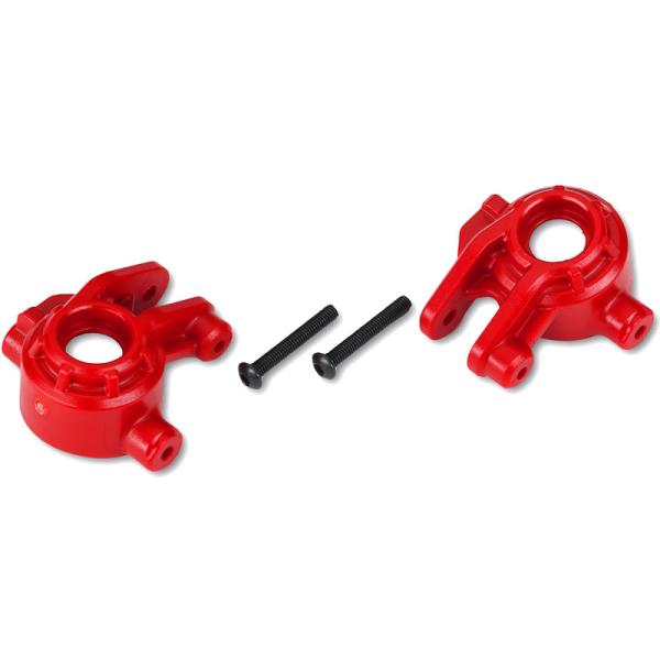 Traxxas manguetas delanteras HD rojo (para #9080)