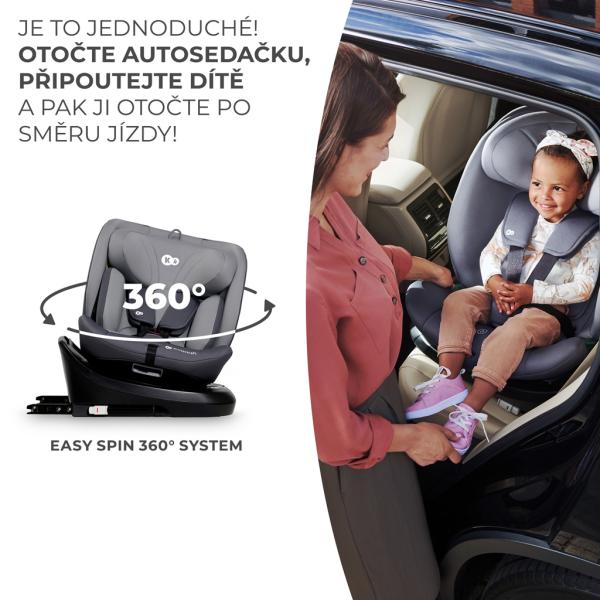 KINDERKRAFT Autosedačka I-Grow i-Size 40-150 cm Grey (obrázek 10)