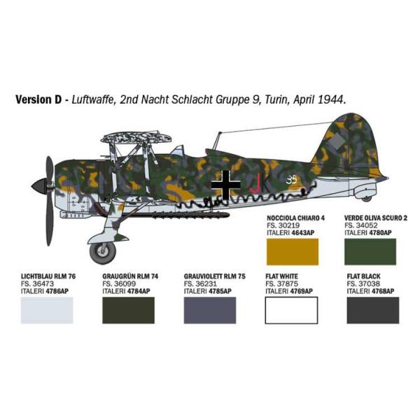 Model Kit letadlo 2842 - FIAT CR.42 Falco Assault/Night Fight (1:48) (obrázek 7)