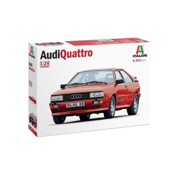 Model Kit auto 3671 - Audi Quattro (1:24)