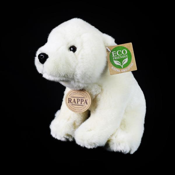 Plyšový medvěd lední sedící 20 cm ECO-FRIENDLY (obrázek 6)