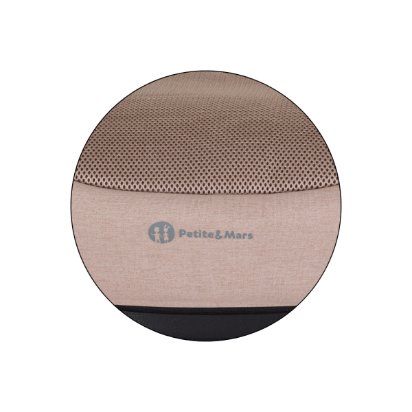 PETITE&MARS Podsedák Optimus Pro i-Size Air Tan Brown 125 - 150 cm (22-36 kg) (obrázek 8)