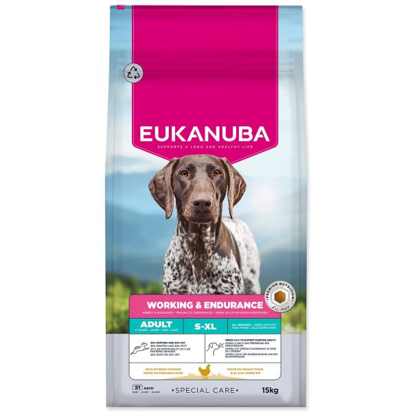 Krmivo EUKANUBA Special Care Adult Working a Endurance 15kg