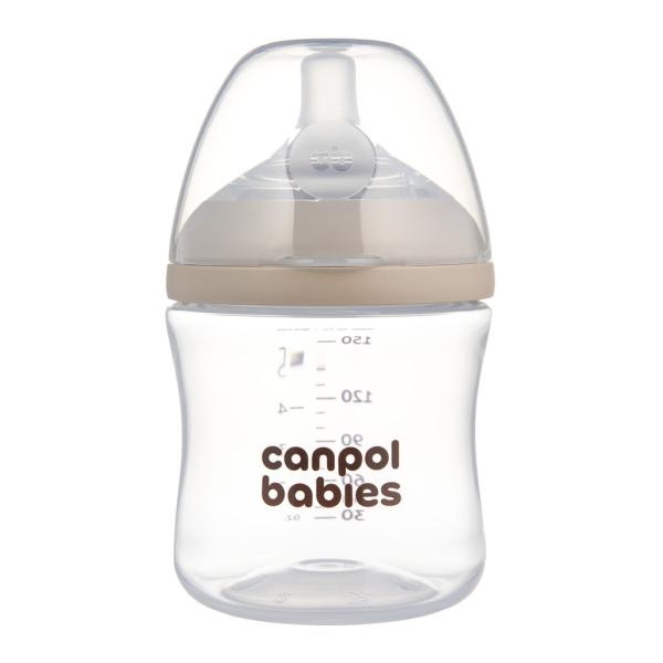CANPOL BABIES Fľaša antikoliková Natural shape 150ml