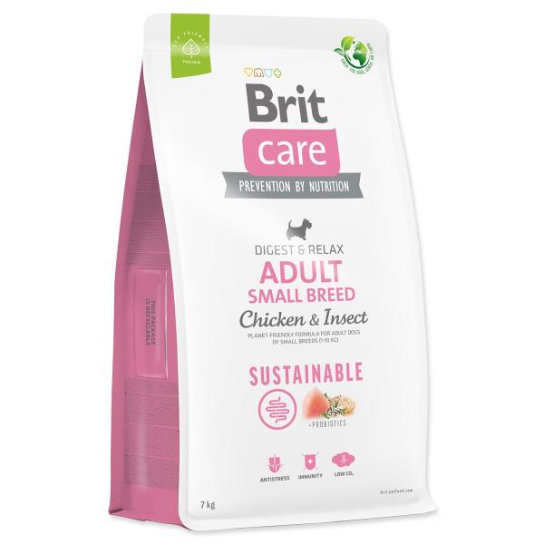 Krmivo Brit Care Dog Sustainable Adult Small Breed Chicken & Insoct 7kg