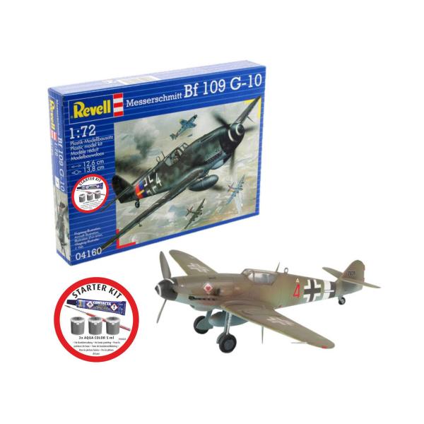 Starter Kit letadlo 74160 – Messerschmitt Bf-109 (1:72)
