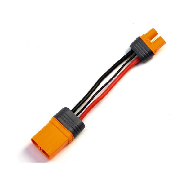 Spektrum konverzní kabel IC5 přístroj - IC3 baterie 10cm 10AWG