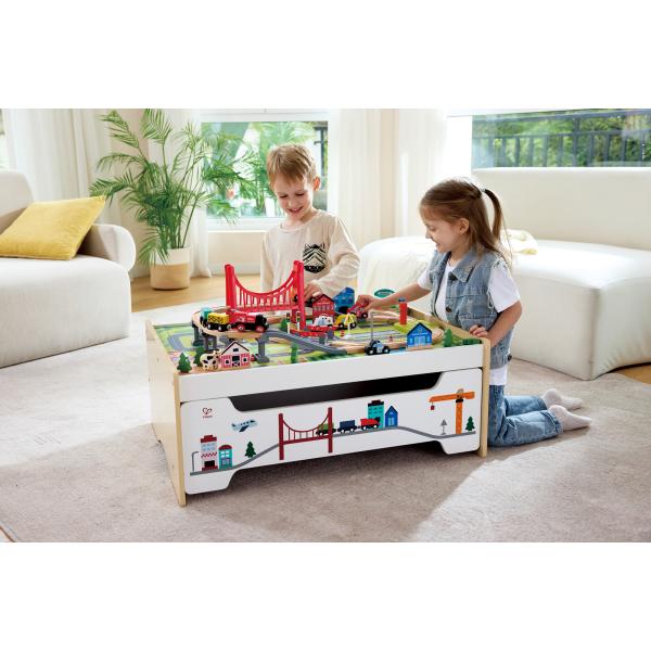 Hape Hrací stůl s úložným prostorem a vláčkodráhou (obrázek 5)