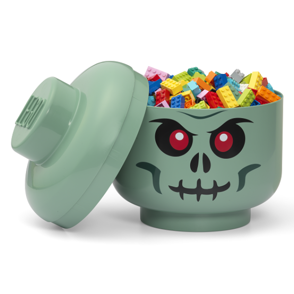 LEGO® úložná hlava (velikost L) - zelený kostlivec (obrázek 3)