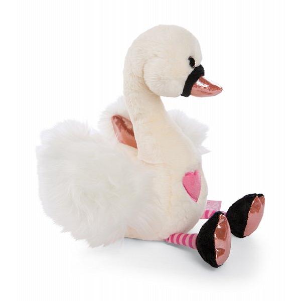 NICI plyš Love Bílá labuť 35cm, GREEN