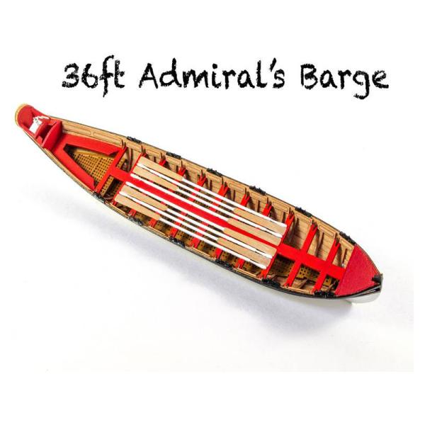 Vanguard Models admirálský člun 36" 1:64 kit (obrázek 3)