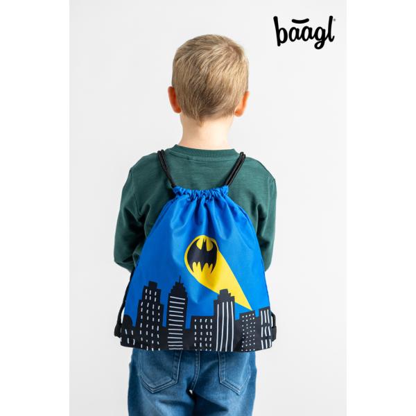 BAAGL Předškolní batoh Batman modrá