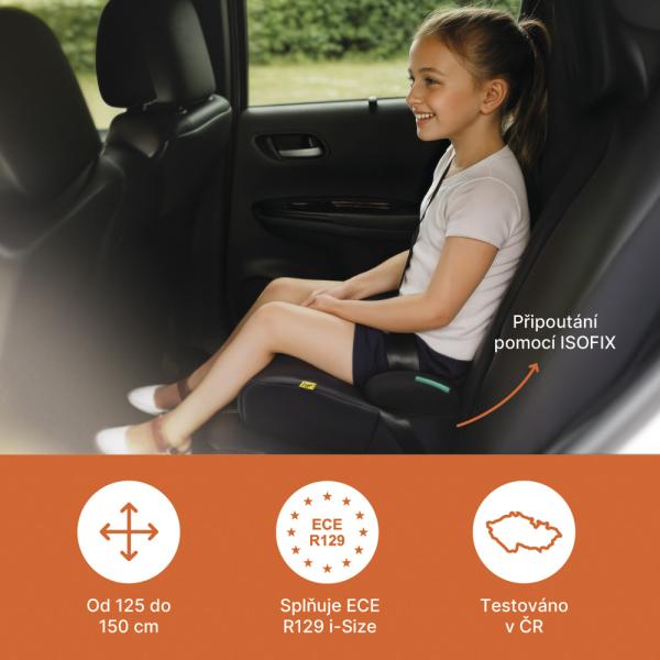 Autosedačka Kappa R129 isofix, Šedá