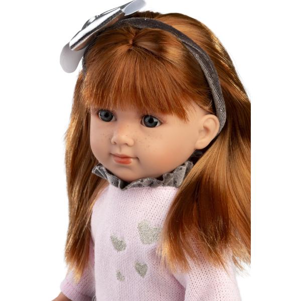 Llorens 53551 NICOLE - realistická panenka s měkkým látkovým tělem - 35 cm (obrázek 3)