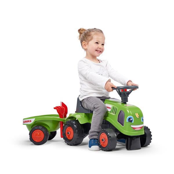 Falk Odrážedlo 212C Baby Claas s vlečkou a lopatkou s hrabičkami (obrázek 4)