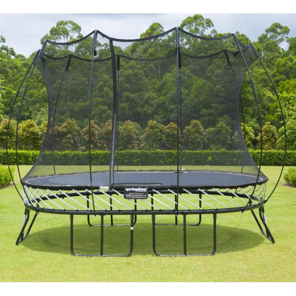 Springfree Trampoline® Medium Oval (O77) Trampolína s ochrannou sítí, 240 × 340 cm (obrázek 3)