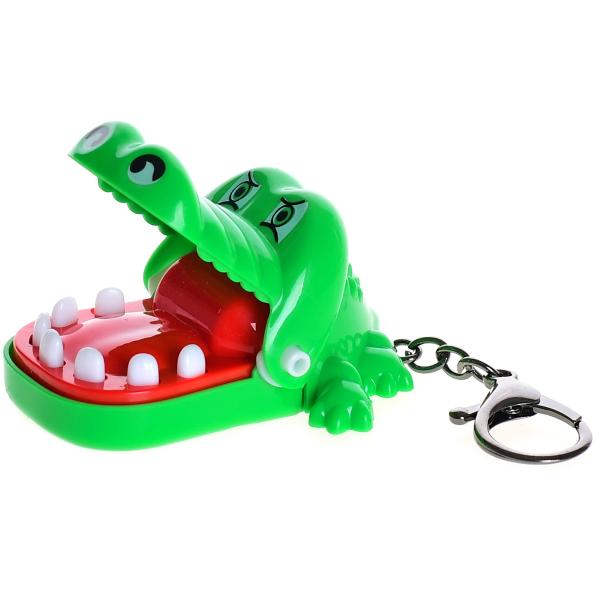 Jungle Expedition klíčenka/hra krokodýl 7cm