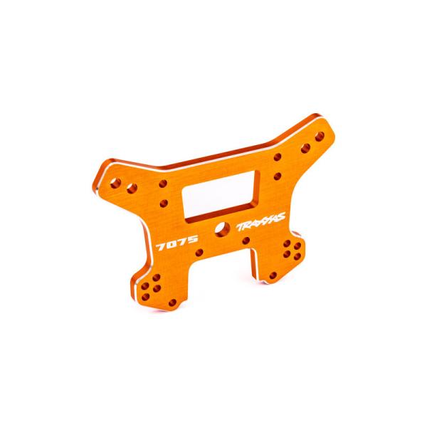 Traxxas veža tlmičov zadná hliníková oranžovo eloxovaná (pre Sledge)