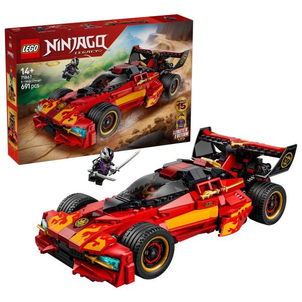 LEGO® NINJAGO®Kaiovo červené superauto: 15 let NINJAGO