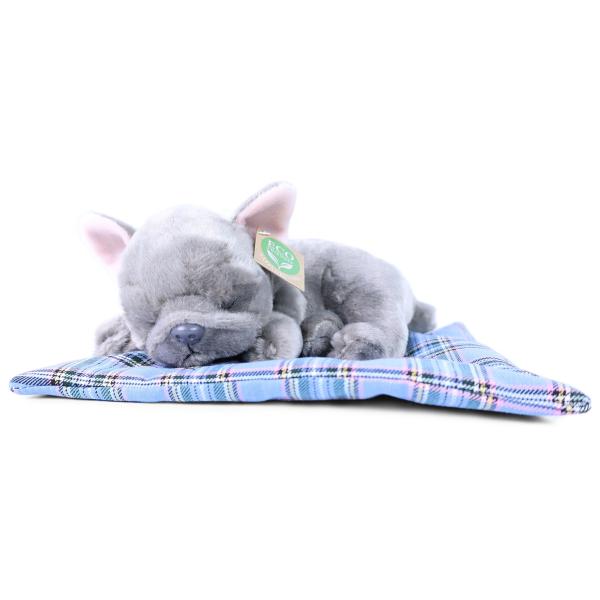 Plyšový pes Francúzsky buldoček ležiaci 23 cm ECO-FRIENDLY