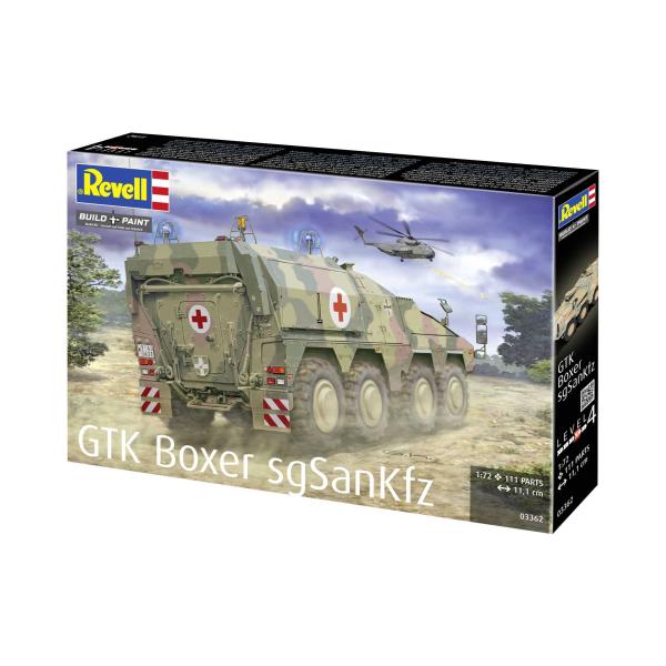 Plastic ModelKit military 03362 - GTK Boxer sgSANKfz (1:72) (obrázek 5)
