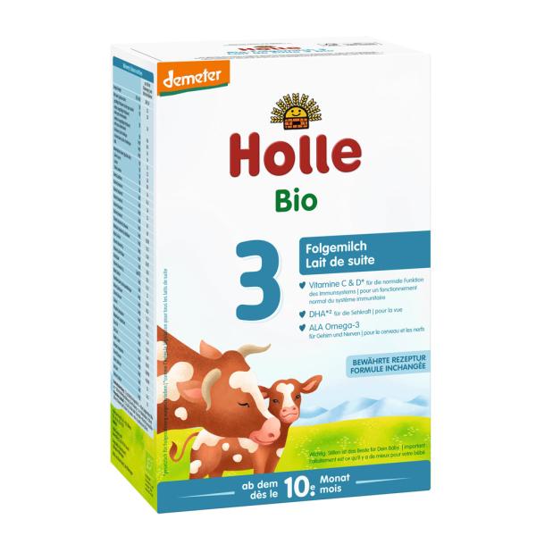 HOLLE Mléko bio pokračovací 3,10m+ 600 g